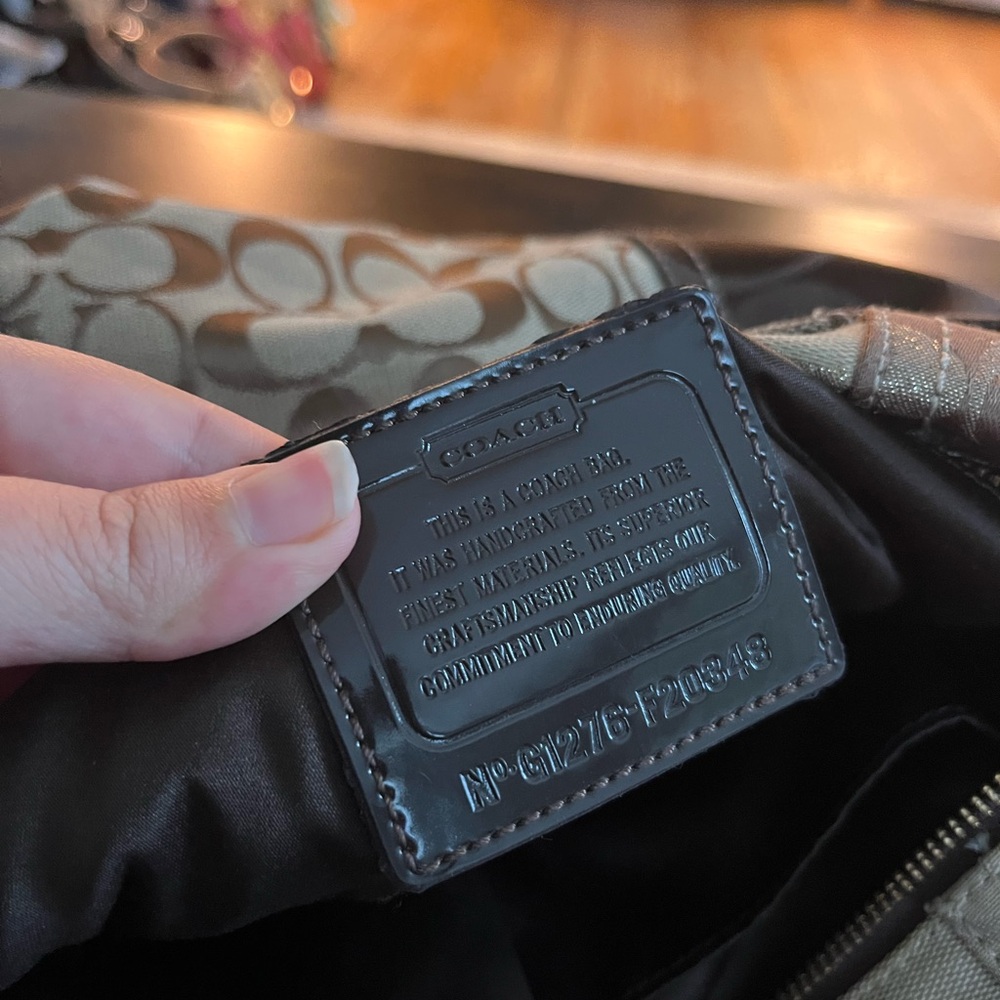 Coach Patchwork Shoulder leopard Bag - Brown and … - image 8